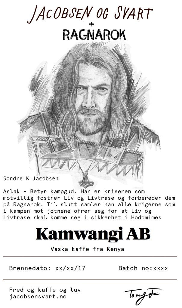 Ragnarok Viking Coffee Jacobsen og Svart